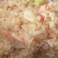 ☆ayumikan☆'s cooksnap of when they made カニかまと枝豆の炊き込みご飯.