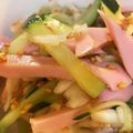 よっちゃんせっちゃん's cooksnap of when they made ごま香る魚肉ソーセージ入りカラフルサラダ.