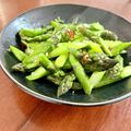 Superlittleboo's cooksnap of when they made アスパラのにんにく炒め.