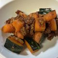 ♥︎atk♥︎'s cooksnap of when they made カボチャとひき肉の甘辛炒め.