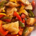 miumini's cooksnap of when they made 簡単！パプリカと鳥むね肉の甘酢炒め♪.