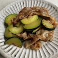 gohanちゃん's cooksnap of when they made 豚肉とズッキーニの味噌マヨ炒め.