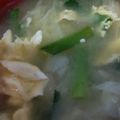 あゆたっくん's cooksnap of when they made 簡単・ネギとニラと卵のお味噌汁.