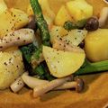 LunaJuno's cooksnap of when they made じゃがいもとアスパラガスのバター醤油炒め.