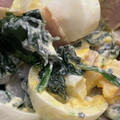 クックI1FJ57☆'s cooksnap of when they made ほうれん草と卵のサラダ.
