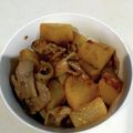 クックQ5V5Y9☆'s cooksnap of when they made 豚バラ大根のとろみ煮。薄切り肉で手軽に♪.