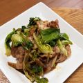 なーなちゃん's cooksnap of when they made ＊超速＊豚こまとレタスの塩ダレ炒め＊.