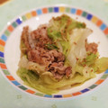 みみはる39's cooksnap of when they made ＊超速＊豚こまとレタスの塩ダレ炒め＊.