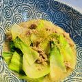 futatata's cooksnap of when they made チンゲン菜と豚ひき肉の春雨ごま味噌スープ.