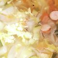 ももちゃんまこちゃん's cooksnap of when they made ズッキーニと玉葱とベーコンの夏スープ.