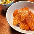 ゆりまる2011's cooksnap of when they made コストコのサーモンで漬け丼.