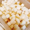 ちび☆あず's cooksnap of when they made 超簡単!韓国風大根の甘酢漬け(チキンム).