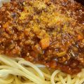 ズッキーーニ's cooksnap of when they made 簡単☆ケチャップで作るミートソースパスタ.