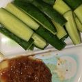 azuki1963's cooksnap of when they made きゅうりが美味しい味噌ディップ.