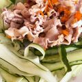 みぃのしん's cooksnap of when they made 豚バラしゃぶしゃぶ肉のピリ辛中華だれ.