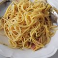 料理⭐音痴's cooksnap of when they made ほうれん草とたまごのバター醤油パスタ.