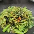 ｸﾏﾘｴ's cooksnap of when they made 茎レタス（山クラゲ）のキンピラ.