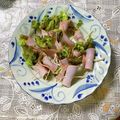 みぽぽ37's cooksnap of when they made ハムレタス巻き.