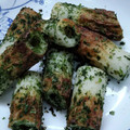 プルンバゴ's cooksnap of when they made 揚げないノンオイルちくわの磯辺風.