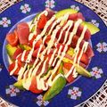 クレイプメートル's cooksnap of when they made まぐろのカルパッチョ♡.