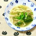 ふたごゆき's cooksnap of when they made 小松菜、油揚げ、エノキ、ねぎのお味噌汁.
