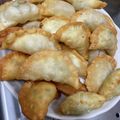 ありえる♡♡'s cooksnap of when they made えびはんぺん大葉の揚げ餃子.