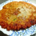 ひんべえ's cooksnap of when they made 大好評お好み焼き粉で節約♡もちもちチヂミ.