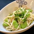 お料理ニャロメ's cooksnap of when they made 市販のパスタソースにパセリ.