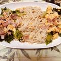 まままままさみん's cooksnap of when they made 簡単！レタスとハムのそうめんチャンプルー.