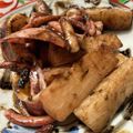 miyukie's cooksnap of when they made 烏賊と蕪の大蒜バター.