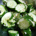 Seira's cooksnap of when they made きゅうりとごま油の和え物.