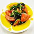 あっこ姉's cooksnap of when they made ほうれん草とトマトの中華和え.