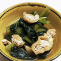 新妻あや's cooksnap of when they made ◆超簡単！◆小松菜＆油揚げの煮物.