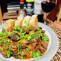 料理男子部🍻's cooksnap of when they made レバーと砂肝のトマト煮込み.