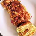 みちばたの花's cooksnap of when they made 捨てないで！大根の葉入り卵焼き.