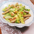 クックHG9V8Y☆'s cooksnap of when they made キャベツと薩摩揚げの卵とじ☆.
