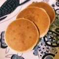 喜八＆Hacchi's cooksnap of when they made 卵・小麦粉不使用★米粉と豆乳のパンケーキ.