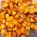 かせぃじん's cooksnap of when they made ◉素揚げじゃが芋の青さ粉塗し◉.