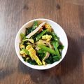 クックL8U9HI☆'s cooksnap of when they made ほうれん草と卵とハムのマヨソテー.