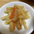 granmaria's cooksnap of when they made 人参とじゃがいものきんぴら.