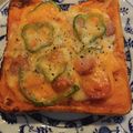precious☆'s cooksnap of when they made 夏休み♪ランチに簡単野菜ピザトースト.