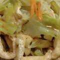tsmitaka's cooksnap of when they made 簡単！春キャベツと豚バラの塩うどん.