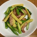 chaiko５'s cooksnap of when they made ✿バター醤油 アスパラとヤングコーン✿.