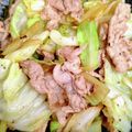 pyonpoco's cooksnap of when they made 豚こま肉とキャベツの醤油こしょう炒め♡.