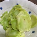 クックUW92JL☆'s cooksnap of when they made ブロッコリーの茎でザーサイもどき.