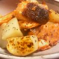 クックFJ5BNF☆'s cooksnap of when they made 簡単！【鮭とじゃが芋のバター醤油炒め】.
