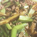 まちゃ之助's cooksnap of when they made ナスと小松菜の中華炒め.