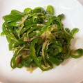 ココハナミコ☆'s cooksnap of when they made ピーマンと茗荷の塩きんぴら.