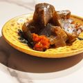 E吉☆'s cooksnap of when they made こんにゃくの「かんずり」甘辛煮！.