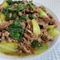 クックＦ8ＪＷ40☆'s cooksnap of when they made 牛肉とチンゲン菜のオイスターソース炒め.